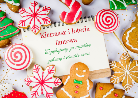Świąteczny kiermasz słodkości i loteria fantowa